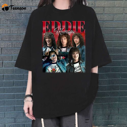 Eddie Munson Shirt, Eddie Munson T-Shirt, Eddie Munson Tees, Vintage Shirt, Classic Movie, Unisex T-Shirt, Trendy Shirt, Couples Shirt