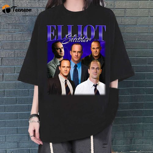 Elliot Stabler T-Shirt, Elliot Stabler Shirt, Elliot Stabler Tees, Vintage Shirt, Hip hop Graphic, Trendy Shirt, Retro Shirt, Unisex Shirt