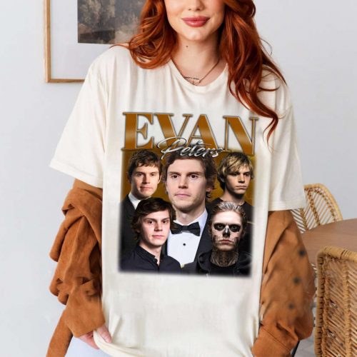 Evan Peters T-Shirt, Evan Peters Shirt, Evan Peters Tees, Vintage Shirt, Hip hop Graphic, Trendy Shirt, Retro Shirt, Unisex Shirt