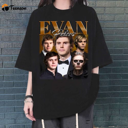 Evan Peters T-Shirt, Evan Peters Shirt, Evan Peters Tees, Vintage Shirt, Hip hop Graphic, Trendy Shirt, Retro Shirt, Unisex Shirt