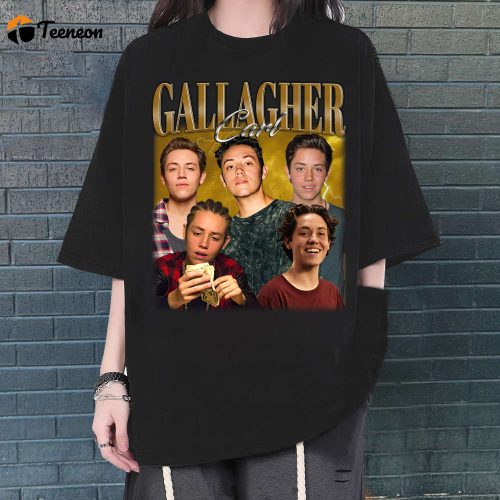 Gallagher Carl T-Shirt, Gallagher Carl Shirt, Gallagher Carl Unisex, Unisex T-Shirt, Hip hop Graphic, Trendy T-Shirt, Retro T-Shirt