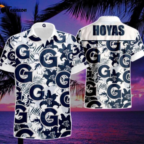 Georgetown Hoyas  Hawaii Shirt, Best Gift For Men And Women