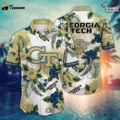 Georgia Tech Yellow Jackets  Hawaii Shirt Gift For Men Women