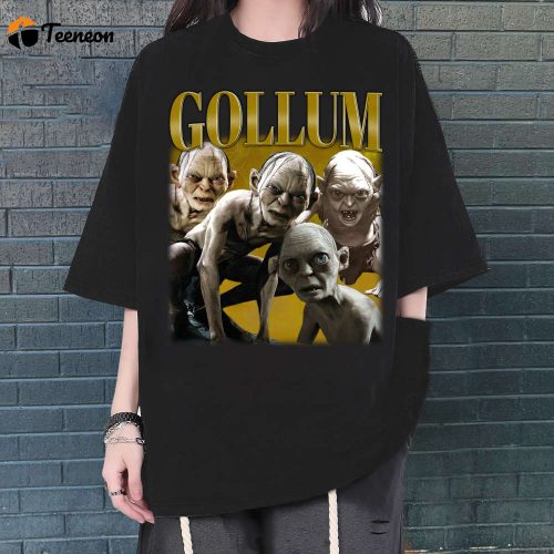 Gollum T-Shirt, Gollum Shirt, Gollum Unisex, Unisex T-Shirt, Hip hop Graphic, Trendy T-Shirt, Retro T-Shirt, Unisex Shirt