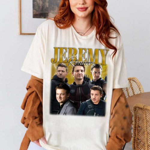 Jeremy Renner T-Shirt, Jeremy Renner Shirt, Jeremy Renner Tees, Hip hop Graphic, Unisex Shirt, Bootleg Retro 90’s Fans, Trendy Shirt