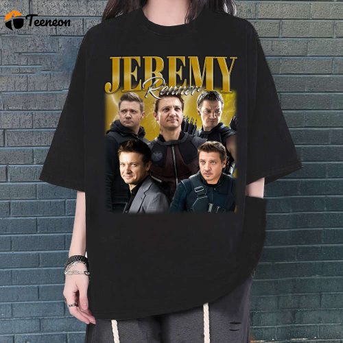 Jeremy Renner T-Shirt, Jeremy Renner Shirt, Jeremy Renner Tees, Hip hop Graphic, Unisex Shirt, Bootleg Retro 90’s Fans, Trendy Shirt