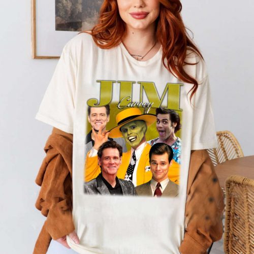 Jim Carrey T-Shirt, Jim Carrey Shirt, Jim Carrey Tees, Hip hop Graphic, Unisex Shirt, Bootleg Retro 90’s Fans, Trendy Shirt