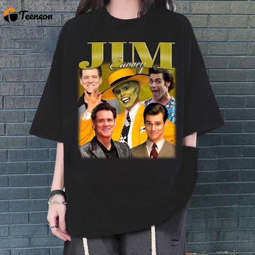 Jim Carrey T-Shirt, Jim Carrey Shirt, Jim Carrey Tees, Hip hop Graphic, Unisex Shirt, Bootleg Retro 90’s Fans, Trendy Shirt