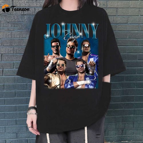 Johnny Cage T-Shirt, Johnny Cage T-Shirt, Johnny Cage Unisex, Unisex T-Shirt, Hip hop Graphic, Trendy T-Shirt, Retro T-Shirt