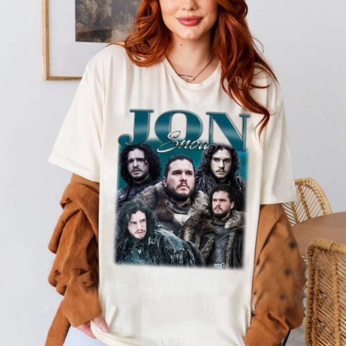 Jon Snow T-Shirt, Jon Snow T-Shirt, Jon Snow Unisex, Unisex T-Shirt, Hip hop Graphic, Trendy T-Shirt, Retro T-Shirt