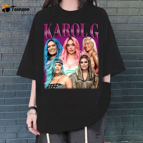 Karol G T-Shirt, Karol G Shirt, Karol G Unisex, Unisex T-Shirt, Hip hop Graphic, Trendy T-Shirt, Retro T-Shirt