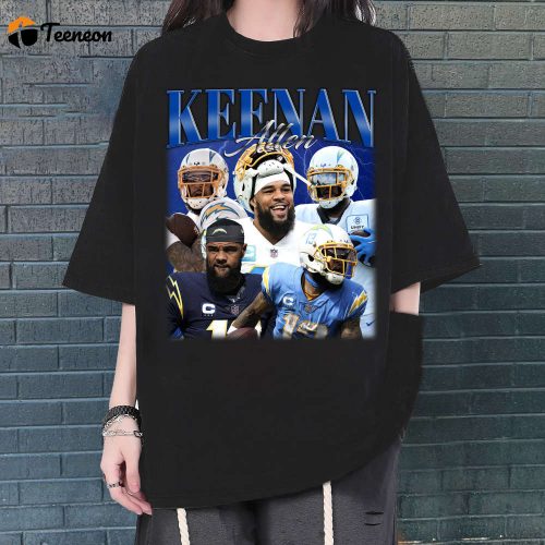 Keenan Allen T-Shirt, Keenan Allen Shirt, Keenan Allen Unisex, Unisex T-Shirt, Hip hop Graphic, Trendy T-Shirt, Retro T-Shirt