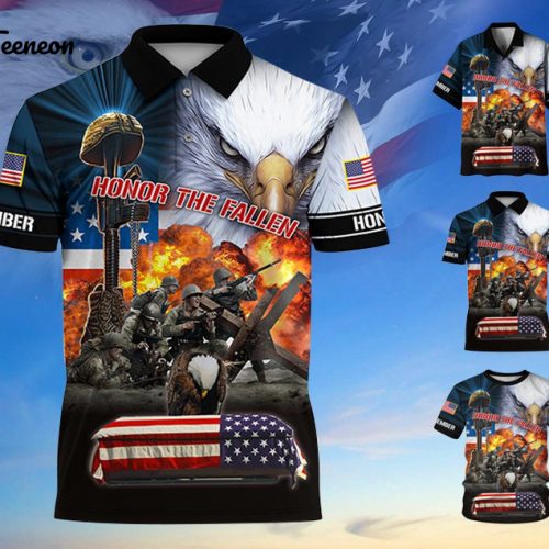 Limited Honor The Fallen Polo And Hawaii Shirt, Veteran T-shirt, Gift for husband, Gift for man, Gift for Veteran Day