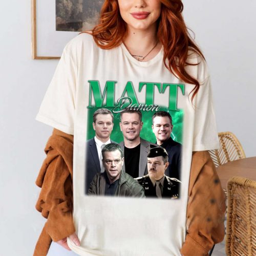 Matt Damon Vintage Shirt, Matt Damon Shirt, Retro Shirt, Vintage 90s Unisex T-Shirt, Movie Shirt, Classic Movie Shirt