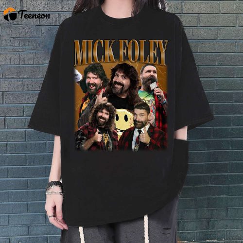 Mick Foley Vintage Shirt, Mick Foley Shirt, Retro Shirt, Vintage 90s Unisex T-Shirt, Movie Shirt, Classic Movie Shirt