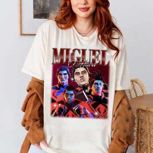 Miguel O’Hara Vintage Shirt, Miguel O’Hara Shirt, Retro Shirt, Vintage 90s Unisex T-Shirt, Movie Shirt, Classic Movie Shirt