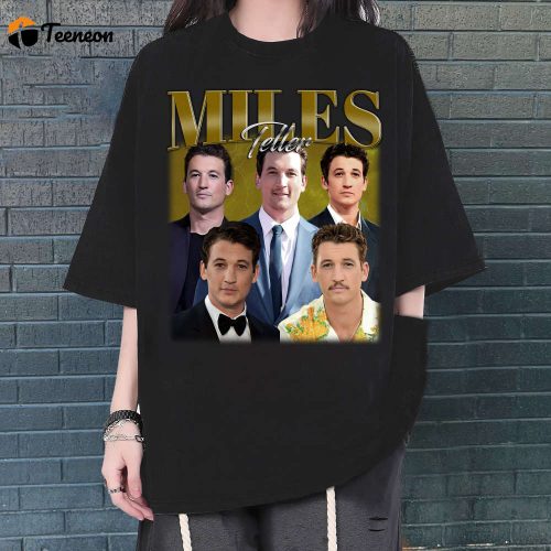 Miles Teller Vintage Shirt, Miles Teller Shirt, Retro Shirt, Vintage 90s Unisex T-Shirt, Movie Shirt, Classic Movie Shirt