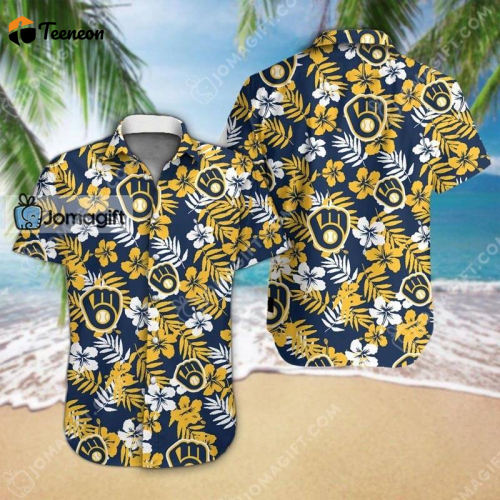 Milwaukee Brewers Hawaii Shirt, Best Gift For Men And Women