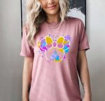 Minnie T-Shirt: Stylish Disneyworld Watercolor Shirt for Your Disney Trip Birthday or Party – Perfect Disney Shirt with Minnie Mouse Design