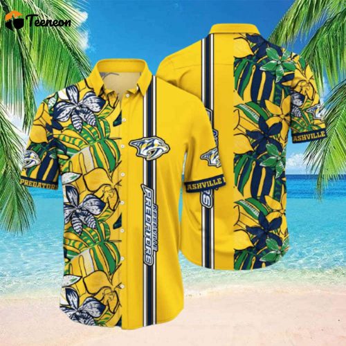 Nashville Predators Hawaii Shirt, Best Gift For Men And Women