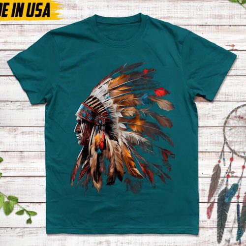 Native American Unisex T-Shirt, Native American Gift,Indigenous Shirt, American Fathers Shirt, Native Heritage Gift, Christmas Native Tshirt