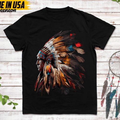 Native American Unisex T-Shirt, Native American Gift,Indigenous Shirt, American Fathers Shirt, Native Heritage Gift, Christmas Native Tshirt