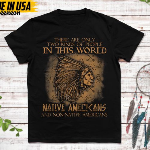 Native American Unisex T-Shirt, Native American Gift, Native American Pride Indigenous Shirt, Native Americans And Non-native Americans