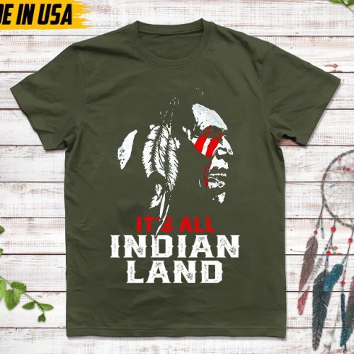 Native American Unisex T-Shirt, Native American Gift, Native American Shirt, It’s All Indian Land