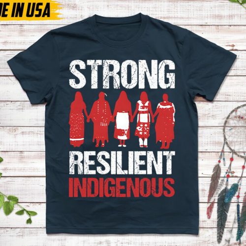 Native American Unisex T-Shirt, Native American Gift, Native American Shirt, Strong Resilient Indigenous