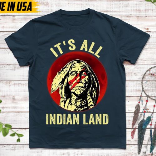 Native American Unisex T-Shirt, Native American Gifts, Native American Shirt, It’s All Indian Land