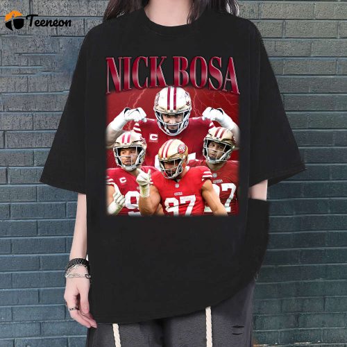 Nick Bosa Movie Shirt, Nick Bosa T-Shirt, Nick Bosa Tee, Nick Bosa Shirt, Vintage Shirt, Unisex Shirt, Movie Crewneck, Trendy Shirt