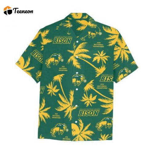 North Dakota State Bison Hawaii Shirt Gift For Men And Women