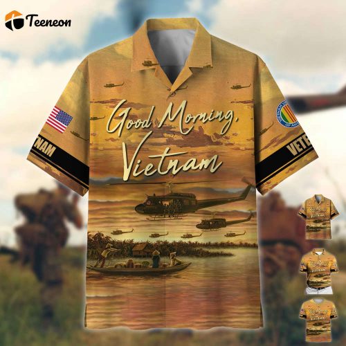 Premium Good Morning, Vietnam Polo And Hawaii Shirt For Men And Women