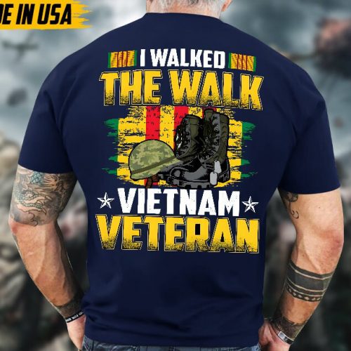 Proudly Served Veteran Shirt, Veteran Day, Gift For Veteran, Jesus Christ Shirt, I Walked The Walk Vietnam Veteran