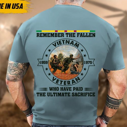 Remember The Fallen, Vietnam Veteran 1959 – 1975, Vietnam War Veteran Shirt, Proud Veteran Shirt For Dad Grandpa, Vietnam Vet Unisex Shirt