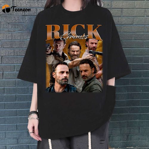 Rick Grimes T-Shirt, Rick Grimes T-Shirt, Rick Grimes Unisex, Unisex T-Shirt, Hip hop Graphic, Trendy T-Shirt, Retro T-Shirt