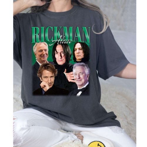 Rickman Alan T-Shirt, Rickman Alan T-Shirt, Rickman Alan Unisex, Unisex T-Shirt, Hip hop Graphic, Trendy T-Shirt, Retro T-Shirt