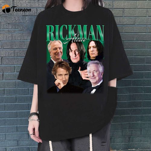 Rickman Alan T-Shirt, Rickman Alan T-Shirt, Rickman Alan Unisex, Unisex T-Shirt, Hip hop Graphic, Trendy T-Shirt, Retro T-Shirt