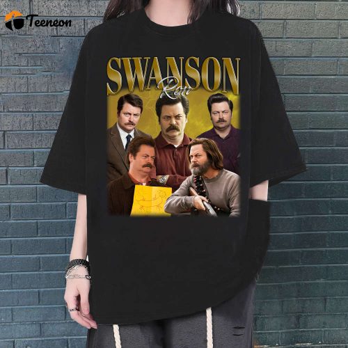 Ron Swanson T-Shirt, Ron Swanson T-Shirt, Ron Swanson Unisex, Unisex T-Shirt, Hip hop Graphic, Trendy T-Shirt, Retro T-Shirt