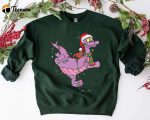 Magical Santa Figment Dragon Lights Christmas Shirt & Disney Epcot Sweatshirt – Perfect for Mickey s Very Merry Xmas & Disneyland Family Gifts