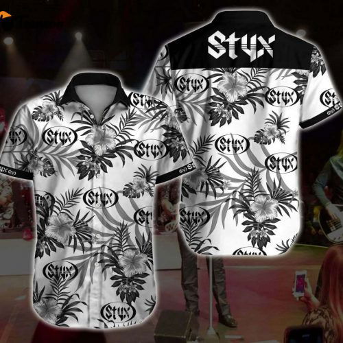 Styx Rock Floral Hawaiian Shirt For Men Women