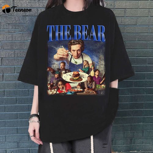 The Bear T-Shirt, The Bear Shirt, The Bear Tees, Hip hop Graphic, Unisex Tees, Bootleg Retro 90’s Fans, Trendy Tee