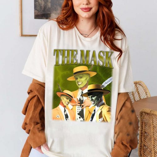 The Mask T-Shirt, The Mask Shirt, The Mask Tees, Hip hop Graphic, Unisex Tees, Bootleg Retro 90’s Fans, Trendy Tee