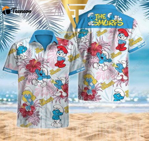 The Smurfs Hawaii Shirt, Best Gift For Men And Women