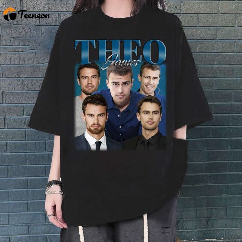 Theo James T-Shirt, Theo James Shirt, Theo James Tees, Hip hop Graphic, Unisex Tees, Bootleg Retro 90’s Fans, Trendy Tee