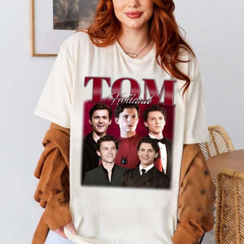 Tom Holland T-Shirt, Tom Holland Shirt, Tom Holland Tees, Hip hop Graphic, Unisex Tees, Bootleg Retro 90’s Fans, Trendy Tee