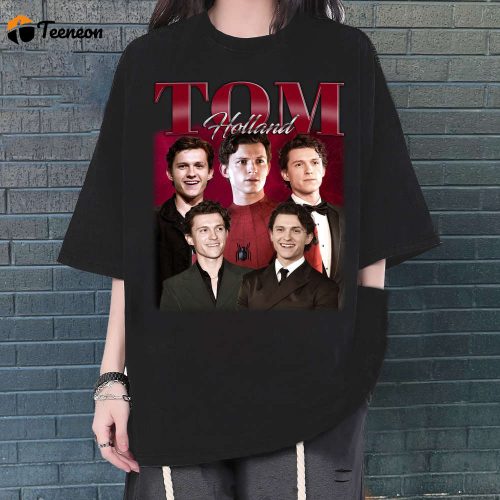 Tom Holland T-Shirt, Tom Holland Shirt, Tom Holland Tees, Hip hop Graphic, Unisex Tees, Bootleg Retro 90’s Fans, Trendy Tee