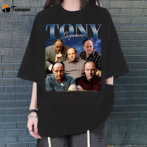 Tony Soprano T-Shirt, Tony Soprano Shirt, Tony Soprano Tees, Hip hop Graphic, Unisex Tees, Bootleg Retro 90’s Fans, Trendy Tee