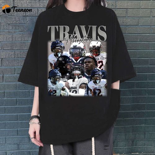 Travis Hunter T-Shirt, Travis Hunter Shirt, Travis Hunter Tees, Hip hop Graphic, Unisex Tees, Bootleg Retro 90’s Fans, Trendy Tee