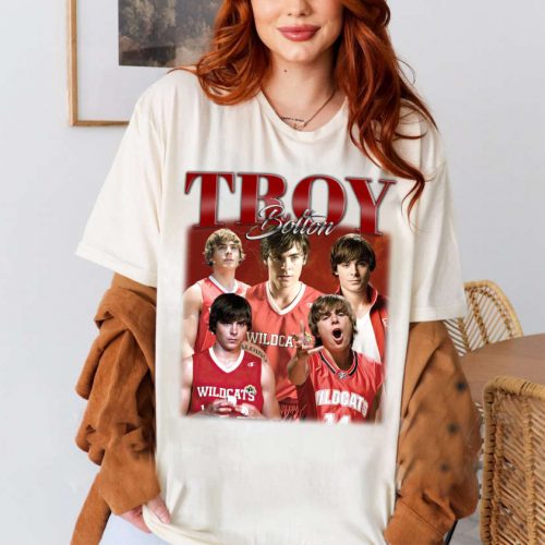 Troy Bolton Shirt, Troy Bolton Shirt, Troy Bolton Tees, Comfort Color Shirt, Trendy Shirt, Retro Shirt, Style T-Shirt